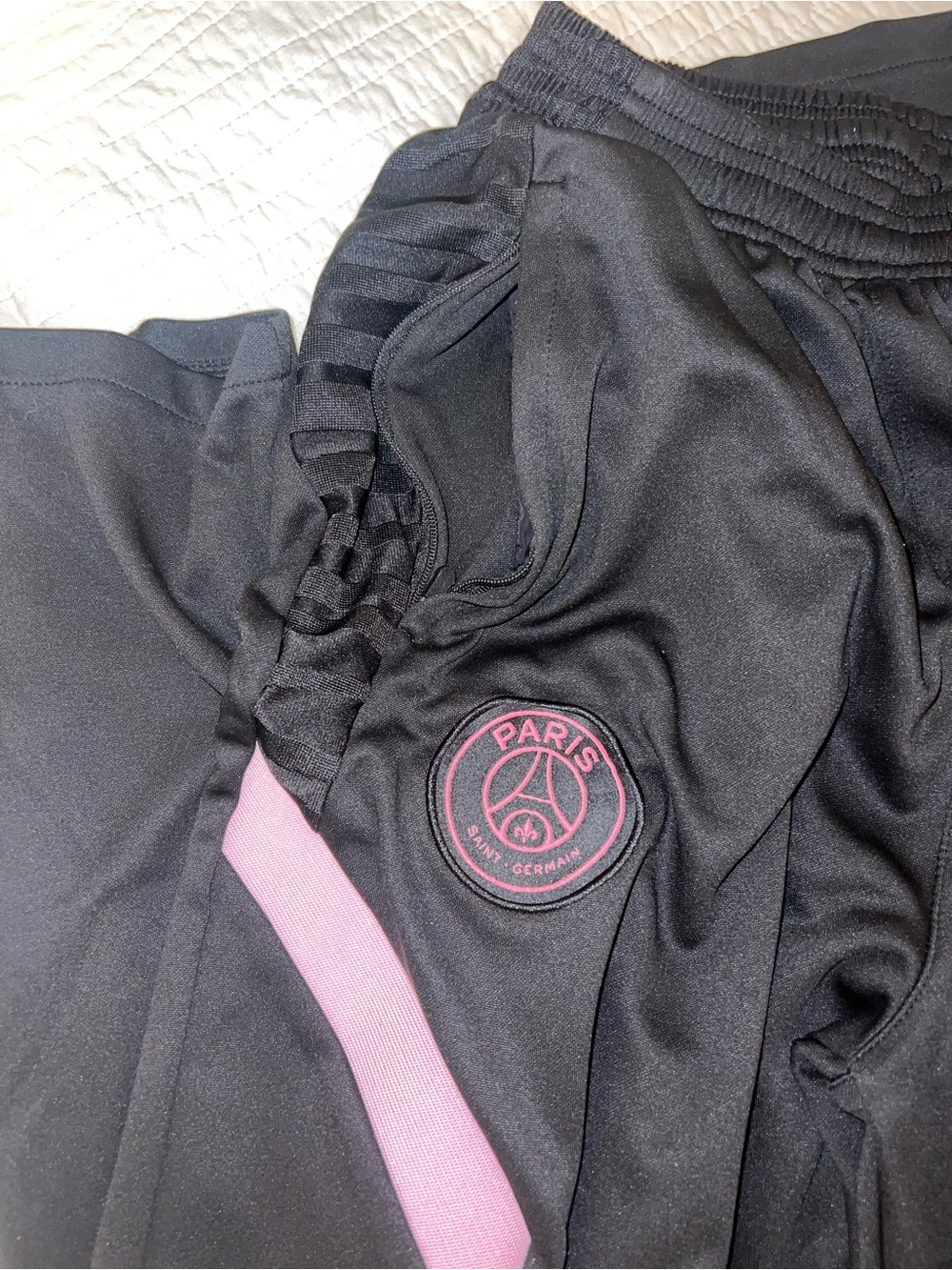Nike Black & Pink PSG Joggers - Picture 7 of 7